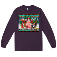 Plum joy pig Long Sleeve Tee - RanaPortraitStore