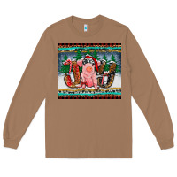 Toasted Coconut joy pig Long Sleeve Tee - RanaPortraitStore