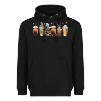 Black skeleton coffee cups Heavyweight Hoodie - Jasminsmagicworld