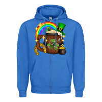 True Royal st. patricks day barrel beer Zipper Hoodie - Neo Western