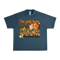 Midnight Navy im just here for the snacks basketball sister Urban Heavy Tee - Zillion Design Studio