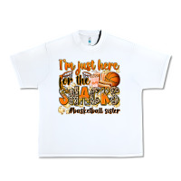 White im just here for the snacks basketball sister Urban Heavy Tee - Zillion Design Studio