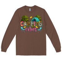 Chestnut camping vibes Long Sleeve Tee - Zillion Design Studio