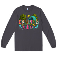 Smoke camping vibes Long Sleeve Tee - Zillion Design Studio