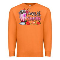 Carrot milkshake with strawberry Premium Sweatshirt - AdoDesignShop