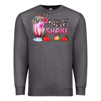 Milkshake With Strawberry Premium Sweatshirt | Teevron