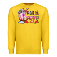 Lemon milkshake with strawberry Premium Sweatshirt - AdoDesignShop