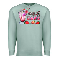 Seafoam milkshake with strawberry Premium Sweatshirt - AdoDesignShop