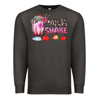 Smoke milkshake with strawberry Premium Sweatshirt - AdoDesignShop