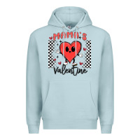 Blue Mist mama's valentine Premium Hoodie - MaliasSmallBusiness
