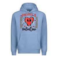 Colony Blue mama's valentine Premium Hoodie - MaliasSmallBusiness