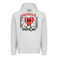 Dove Grey mama's valentine Premium Hoodie - MaliasSmallBusiness