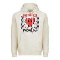 Oatmeal Heather mama's valentine Premium Hoodie - MaliasSmallBusiness