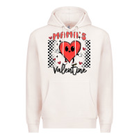 Pale Pink mama's valentine Premium Hoodie - MaliasSmallBusiness