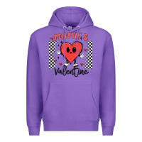Purple mama's valentine Premium Hoodie - MaliasSmallBusiness