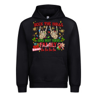 Black deck the halls and not your family Urban Hoodie - MaliasSmallBusiness