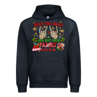 Navy deck the halls and not your family Urban Hoodie - MaliasSmallBusiness