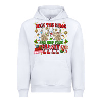 White deck the halls and not your family Urban Hoodie - MaliasSmallBusiness