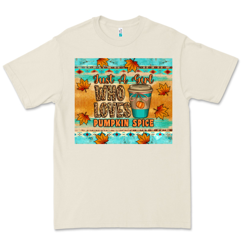 Just A Girl Who Loves Pumpkin Spice Tumbler Premium Tee by Artiststas | Teevron