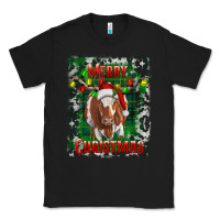 Black merry christmas longhorn cow Classic Tee - RanaPortraitStore