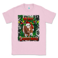 Bubblegum Pink merry christmas longhorn cow Classic Tee - RanaPortraitStore