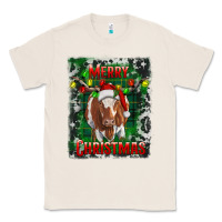 Natural merry christmas longhorn cow Classic Tee - RanaPortraitStore