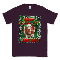 Plum merry christmas longhorn cow Classic Tee - RanaPortraitStore