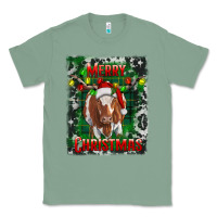 Sage merry christmas longhorn cow Classic Tee - RanaPortraitStore