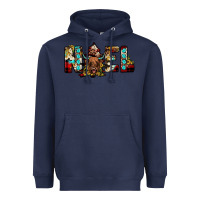 Navy noel Heavyweight Hoodie - JahusDesignShop
