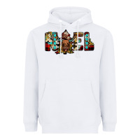 White noel Heavyweight Hoodie - JahusDesignShop