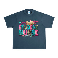 Midnight Navy student nurse Urban Heavy Tee - Zillion Design Studio