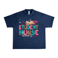 Navy student nurse Urban Heavy Tee - Zillion Design Studio