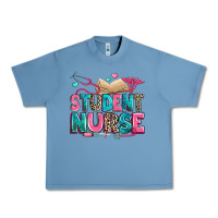 Pebble Blue student nurse Urban Heavy Tee - Zillion Design Studio