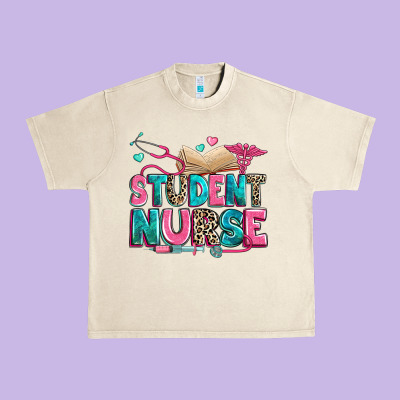 Student Nurse Urban Heavy Tee Designed By Zillion Design Studio
