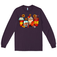 Plum firefighter coffee cups Long Sleeve Tee - Zillion Design Studio