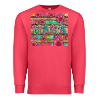 Cardinal mama with tie dye and flowers Premium Sweatshirt - Artiststas
