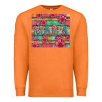 Carrot mama with tie dye and flowers Premium Sweatshirt - Artiststas