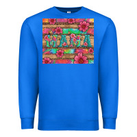 True Royal mama with tie dye and flowers Premium Sweatshirt - Artiststas