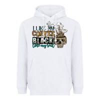White i like my coffee black like my soul Heavyweight Hoodie - Jasminsmagicworld