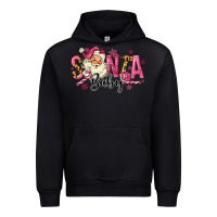 Black Santa Baby Pink Christmas Urban Hoodie - MaliasSmallBusiness