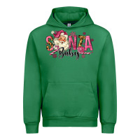 Emerald Santa Baby Pink Christmas Urban Hoodie - MaliasSmallBusiness