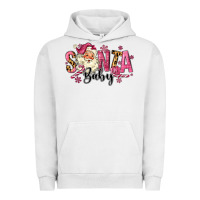 Pigment Lunar Rock Santa Baby Pink Christmas Urban Hoodie - MaliasSmallBusiness