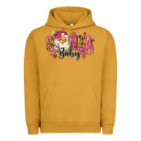 Pigment Peanut Butter Santa Baby Pink Christmas Urban Hoodie - MaliasSmallBusiness