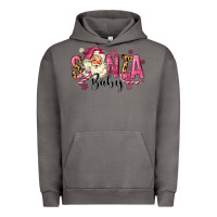 Pigment Tornado Santa Baby Pink Christmas Urban Hoodie - MaliasSmallBusiness