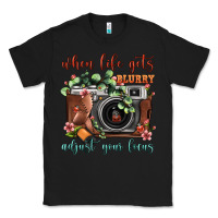 Black When Life Gets Blurry Adjust Your Focus Vintage Camera Classic Tee - FaDigitalArtStudio