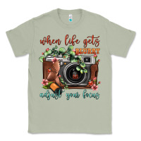 Matcha When Life Gets Blurry Adjust Your Focus Vintage Camera Classic Tee - FaDigitalArtStudio