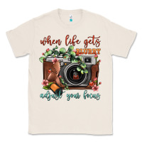 Natural When Life Gets Blurry Adjust Your Focus Vintage Camera Classic Tee - FaDigitalArtStudio