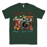 Sports Green When Life Gets Blurry Adjust Your Focus Vintage Camera Classic Tee - FaDigitalArtStudio