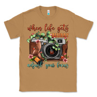 Toasted Coconut When Life Gets Blurry Adjust Your Focus Vintage Camera Classic Tee - FaDigitalArtStudio