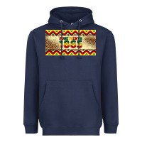 Navy juneteenth 1865 leopard licence plate template Heavyweight Hoodie - Artiststas